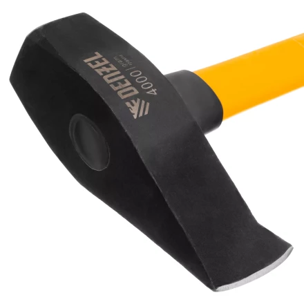 Колун-кувалда 4000 г Denzel 21852, кованая, фибергласовая  рукоятка c TPR покрытием, 880 мм купить в Нижневартовске