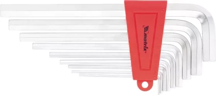 Набор ключей шестигранных имбусовых HEX, 2–12 мм, CrV,  9 шт., удлиненные ,  сатин  MATRIX 12302 купить в Нижневартовске