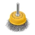 Щетка для дрели, 50 мм, Чашка, со шпилькой, нержавеющая витая проволока Denzel 744633 купить в Нижневартовске