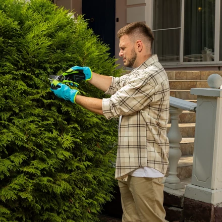 Секатор прямого реза Palisad, 200 мм, металлические обрезиненные рукоятки, 6054958 купить в Нижневартовске