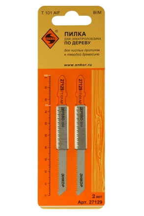 Пилка для электролобзика T101 AIF 2 шт. Энкор 27129 купить в Нижневартовске