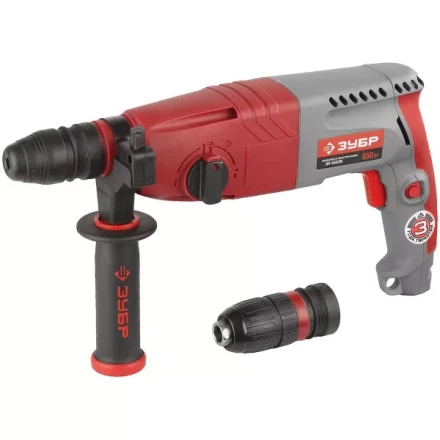 Перфоратор ЗУБР, SDS-plus, БЗП , 650 Вт, кейс ЗП-650ЭК купить в Нижневартовске