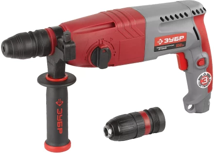 Перфоратор ЗУБР, SDS-plus, БЗП , 650 Вт, кейс ЗП-650ЭК купить в Нижневартовске
