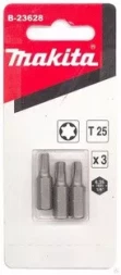 Биты Makita Тоrх Т25 25мм 3шт (B-23628)