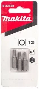 Биты Makita Тоrх Т25 25мм 3шт (B-23628) купить в Нижневартовске