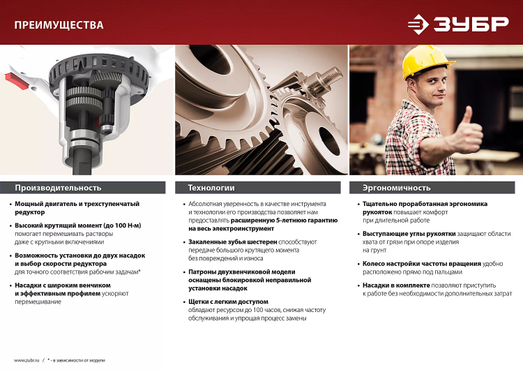 Миксер строительный 2 скорости МР-1600-2 серия МАСТЕР купить в Нижневартовске
