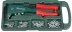 Заклепочник, KRAFTOOL "NX-5" 31173-H6, усиленный литой к d=2,4-4,8 мм - Al и сталь, d=2,4-4,0 - нерж сталь, в боксе, с набором заклепок 31173-H6 купить в Нижневартовске