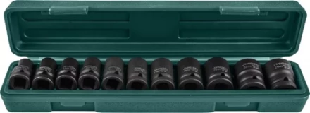 Набор головок торцевых ударных 1/2"DR 10-24мм  11предметов Jonnesway S03A4111S 47183 купить в Нижневартовске