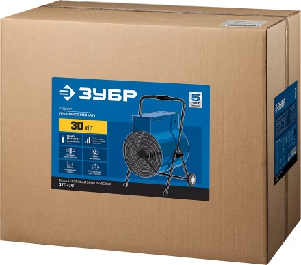 Пушка тепловая круглый корпус ЗТП-30 серия ПРОФЕССИОНАЛ купить в Нижневартовске