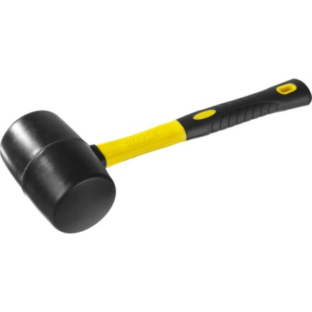 Киянка STAYER &quot;PROFESSIONAL&quot; резиновая ЧЕРНАЯ, с фиберглассовой ручкой, 900г 2054-90 купить в Нижневартовске