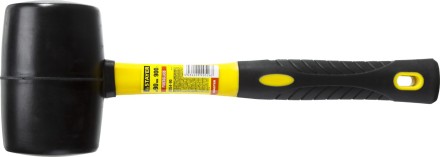 Киянка STAYER &quot;PROFESSIONAL&quot; резиновая ЧЕРНАЯ, с фиберглассовой ручкой, 900г 2054-90 купить в Нижневартовске
