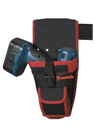 Кобура для шуруповерта с карманом для бит и сверл MATRIX 90243 купить в Нижневартовске