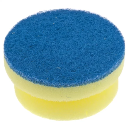 Губки для посуды c тефлоновым покрытием круглые d 95х50 мм 2 шт в картоне ТМ Elfe 92361 купить в Нижневартовске