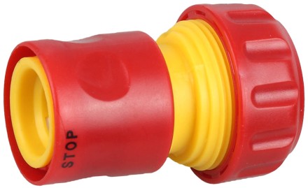 Соединитель GRINDA с автостопом, из ударопрочной пластмассы, 3/4&quot; 8-426330_z01 купить в Нижневартовске