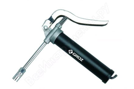 Шприц плунжерный пневматический G15B 207атм 85г трубка 100мм GROZ купить в Нижневартовске