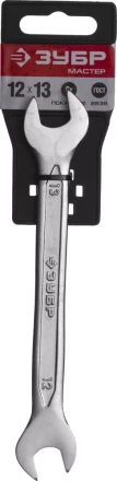 Ключ ЗУБР "МАСТЕР" гаечный рожковый, Cr-V сталь, хромированный, 12х13мм 27010-12-13 купить в Нижневартовске