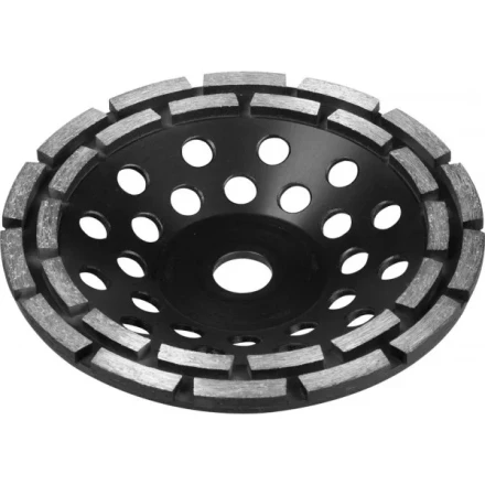 Чашка ЗУБР алмазная сегментная двухрядная, высота 22,2мм, 180мм 33372-180 купить в Нижневартовске