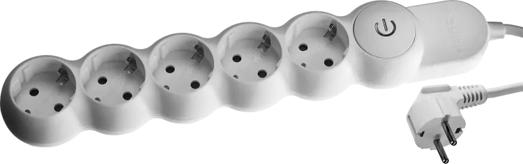 Удлинители электрические М700 5 гнезд с кнопкой серия МАСТЕР купить в Нижневартовске