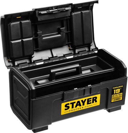 Ящик для инструмента &quot;TOOLBOX-19&quot; пластиковый, STAYER Professional 38167-19 купить в Нижневартовске