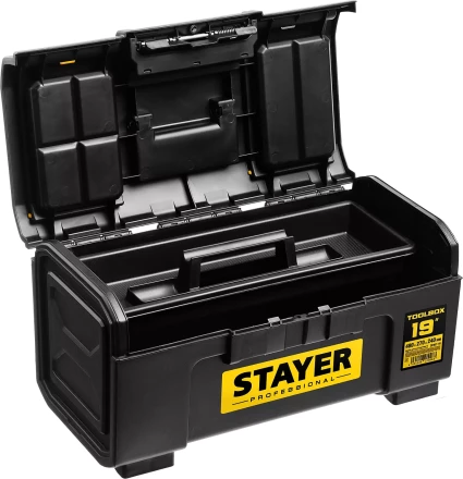 Ящик для инструмента "TOOLBOX-19" пластиковый, STAYER Professional 38167-19 купить в Нижневартовске