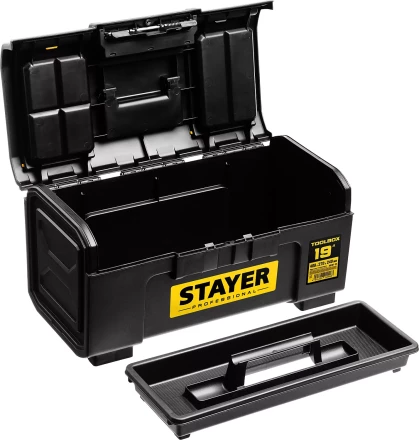 Ящик для инструмента "TOOLBOX-19" пластиковый, STAYER Professional 38167-19 купить в Нижневартовске