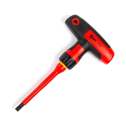 Диэлектрическая Т-образная отвертка КВТ VDE НИО-4412-Т со сменными битами, 12 шт. (87128) купить в Нижневартовске