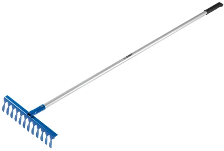 Грабли ЗУБР "ЭКСПЕРТ" витые, 12 зубцов, алюминиевый черенок, 380х95х1500мм 39585-12 купить в Нижневартовске