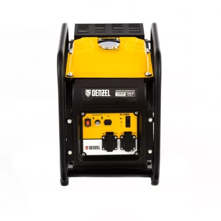 Генератор инверторный GT-2500iF, 2.5 кВт, 230 В, бак 5 л, открытый корпус, ручной старт Denzel 94704 купить в Нижневартовске
