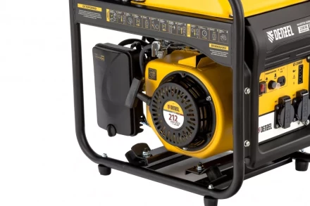 Генератор инверторный GT-2500iF, 2.5 кВт, 230 В, бак 5 л, открытый корпус, ручной старт Denzel 94704 купить в Нижневартовске