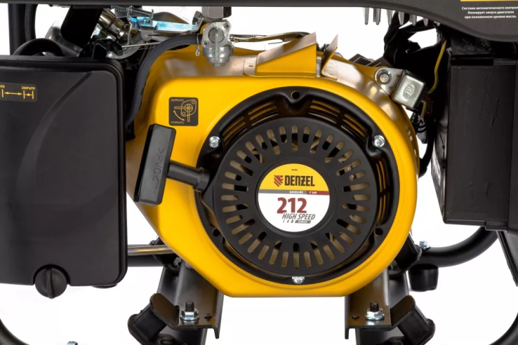 Генератор инверторный GT-2500iF, 2.5 кВт, 230 В, бак 5 л, открытый корпус, ручной старт Denzel 94704 купить в Нижневартовске