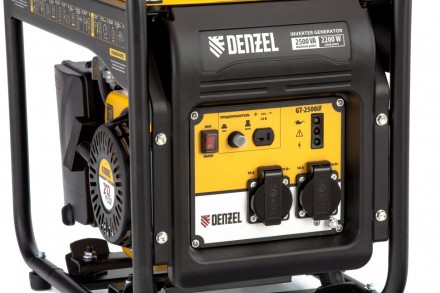 Генератор инверторный GT-2500iF, 2.5 кВт, 230 В, бак 5 л, открытый корпус, ручной старт Denzel 94704 купить в Нижневартовске