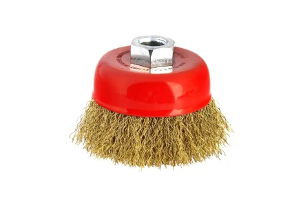 Кордщетка HAMMER чаша 75мм для УШМ гофрированная латунированная сталь (207-102) купить в Нижневартовске