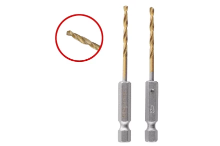 Сверло по металлу HAMMER Ф2.5х77мм (202-802 DR MT 2шт.) купить в Нижневартовске