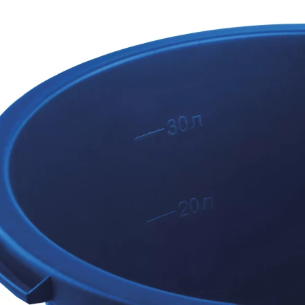 ЗУБР 40 л, первичный высокопрочный пластик, усиленный круглый строительный таз (06094-45) купить в Нижневартовске