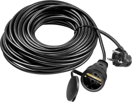 ЗУБР КГ-325-Ш, КГ, 3 х 2.5 мм2, 20 м, IP44, 4000 Вт, силовой удлинитель-шнур, Профессионал (55017-20) купить в Нижневартовске
