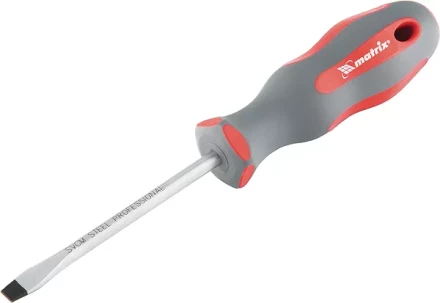 Отвертка Profi SL5,5 х 125 мм SVСM двухкомп. рукоятка MATRIX 11966 купить в Нижневартовске