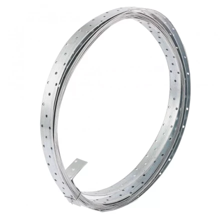 Лента перфорированная монтажная 2 мм LM 3см х 10м отверстие 4,5–5 мм цинк Россия Сибртех 46581 купить в Нижневартовске