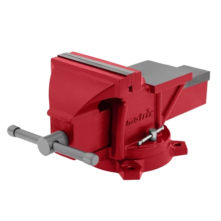 Тиски слесарные, 150 мм, поворотные, с наковальней// Matrix 18602 купить в Нижневартовске