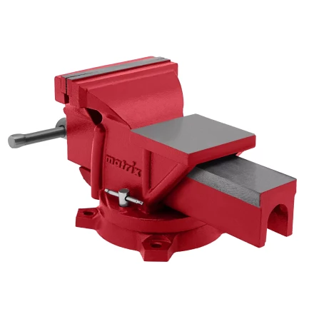 Тиски слесарные, 150 мм, поворотные, с наковальней// Matrix 18602 купить в Нижневартовске