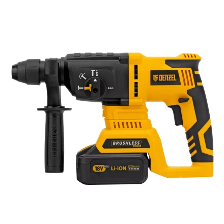 Перфоратор аккумуляторный BLRH-IB-26 Li-Ion, 18 В Denzel 26701 купить в Нижневартовске