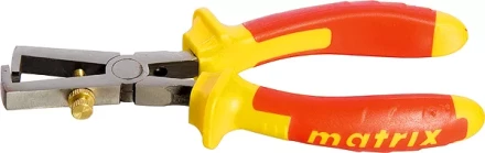 Клещи для снятия изоляции Insulated, 160мм, двухкомпонентные рукоятки MATRIX PROFESSIONAL 17717 купить в Нижневартовске