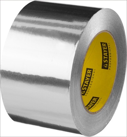 Алюминиевая лента, STAYER Professional 12268-75-50, до 120°С, 50мкм, 75мм х 50м 12268-75-50 купить в Нижневартовске