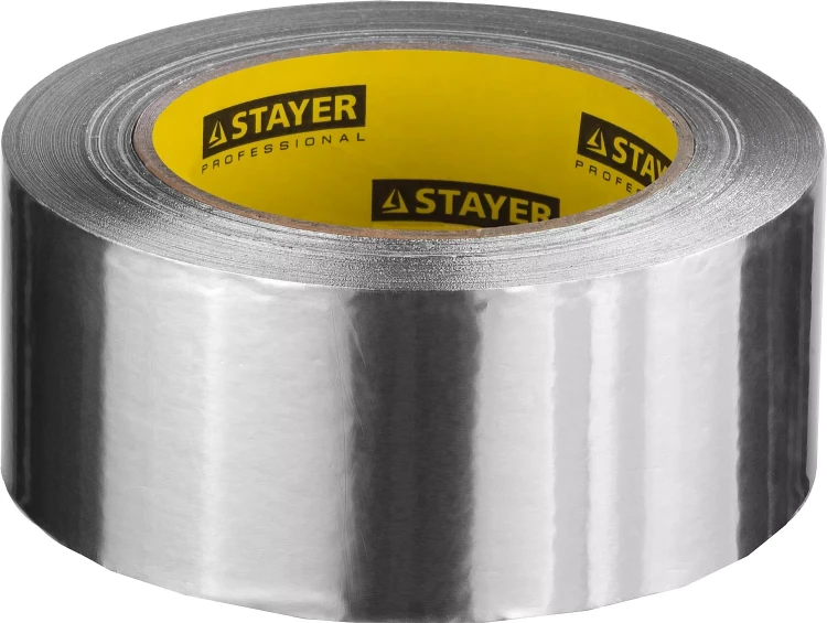 Алюминиевая лента, STAYER Professional 12268-75-50, до 120°С, 50мкм, 75мм х 50м 12268-75-50 купить в Нижневартовске
