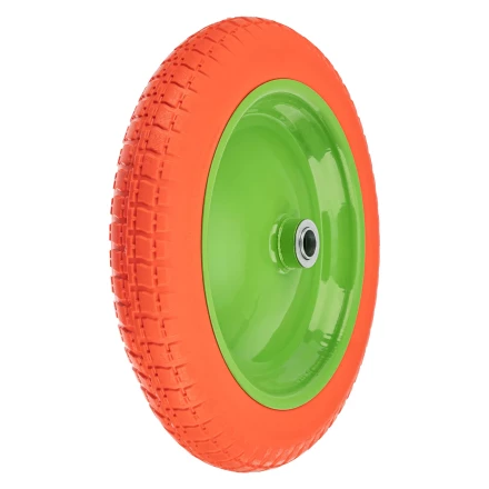 Колесо полиуретановое Сибртех 3.00-8, длина оси 90 мм, подшипник 20 мм, 689765 купить в Нижневартовске