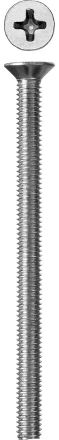 Винт ЗУБР "МАСТЕР" DIN 965, класс прочности 4.8, оцинкованный, M4x60мм, 5кг 303110-04-060 купить в Нижневартовске
