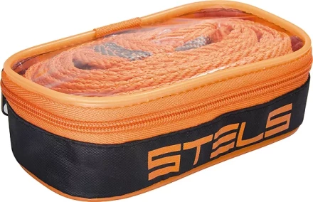 Трос буксировочный 3,5 тонны 2 крюка сумка на молнии STELS Россия 54379 купить в Нижневартовске