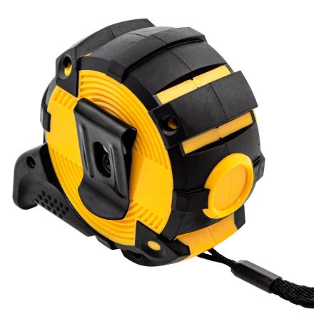 Рулетка Denzel 5м х 25мм, автоматич. фиксац., нейлон. покрытие, магнит. зацеп, двухстор. разметка 31522 купить в Нижневартовске