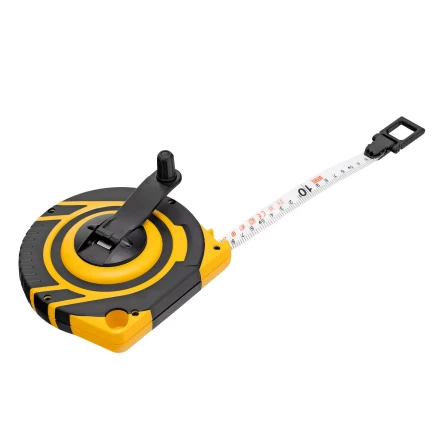 Рулетка геодезическая Denzel 20 м х 15 мм, закрытый корпус, фиберглассовая лента, 31290 купить в Нижневартовске