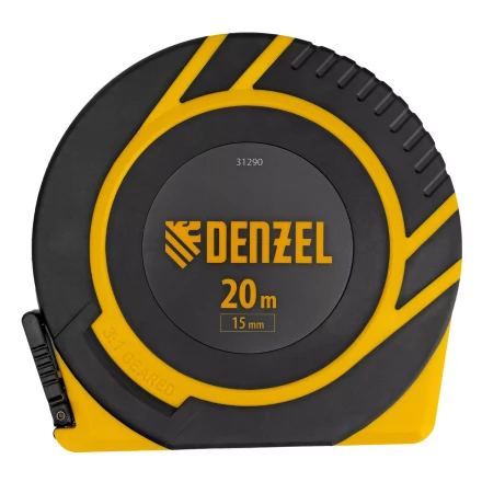 Рулетка геодезическая Denzel 20 м х 15 мм, закрытый корпус, фиберглассовая лента, 31290 купить в Нижневартовске