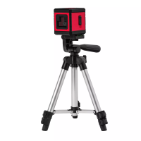 Лазерный уровень MTX XQB RED Pro SET, 10 м, красный луч, батарейки, штатив 350185